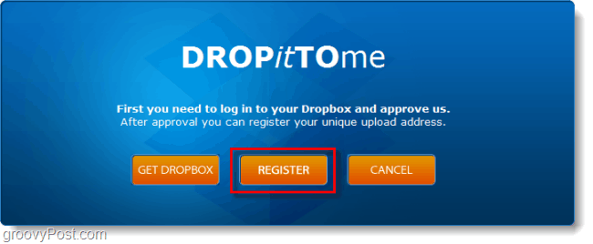 Registrieren Sie ein Dropbox-Upload-Konto