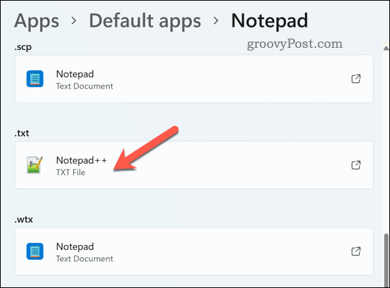 Legen Sie Notepad++-Dateierweiterungen fest