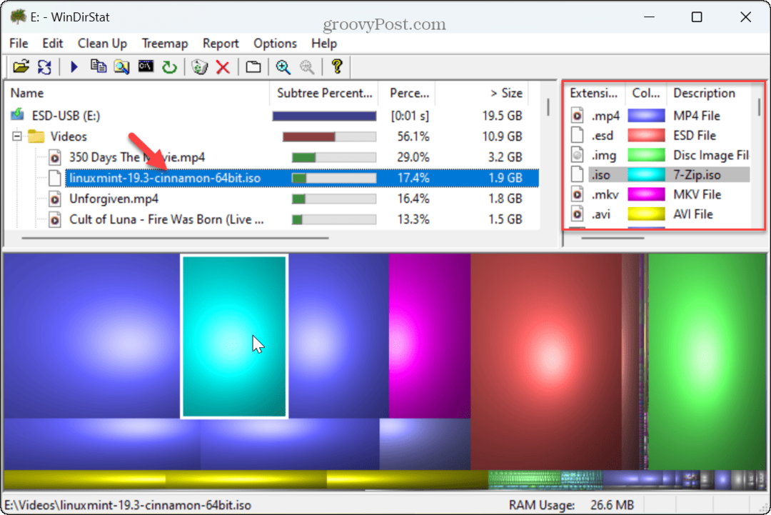 Große Dateien unter Windows 11