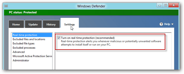 Windows Defender in Windows 8 Enthält MSE