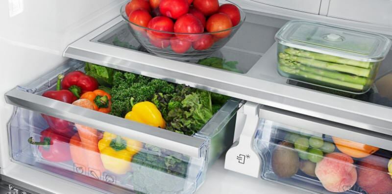 wie man Gemüse in den Kühlschrank stellt