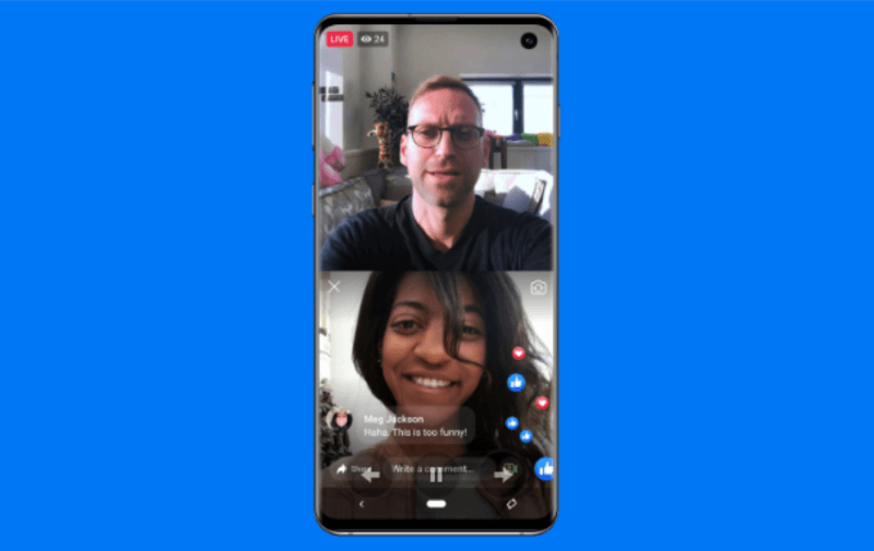 Facebook bringt Live With zurück, wodurch Seitenadministratoren oder Profilbesitzer einen Gast auswählen können, der während einer mobilen Sendung mit ihnen live gehen soll.