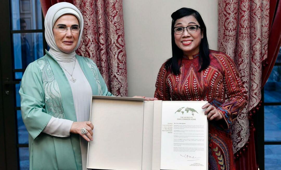 First Lady Erdoğan traf sich mit der Frau des vietnamesischen Premierministers!