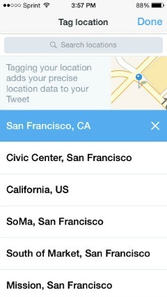 Twitter und Foursquare Partner, um Tweets einen Standort hinzuzufügen