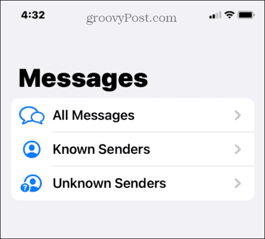 So verstecken Sie Spam-Texte von unbekannten Absendern auf dem iPhone