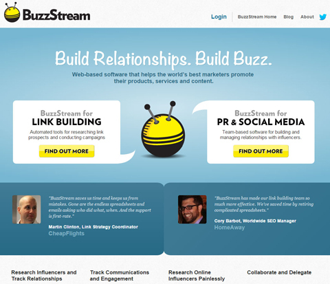Buzzstream-Website