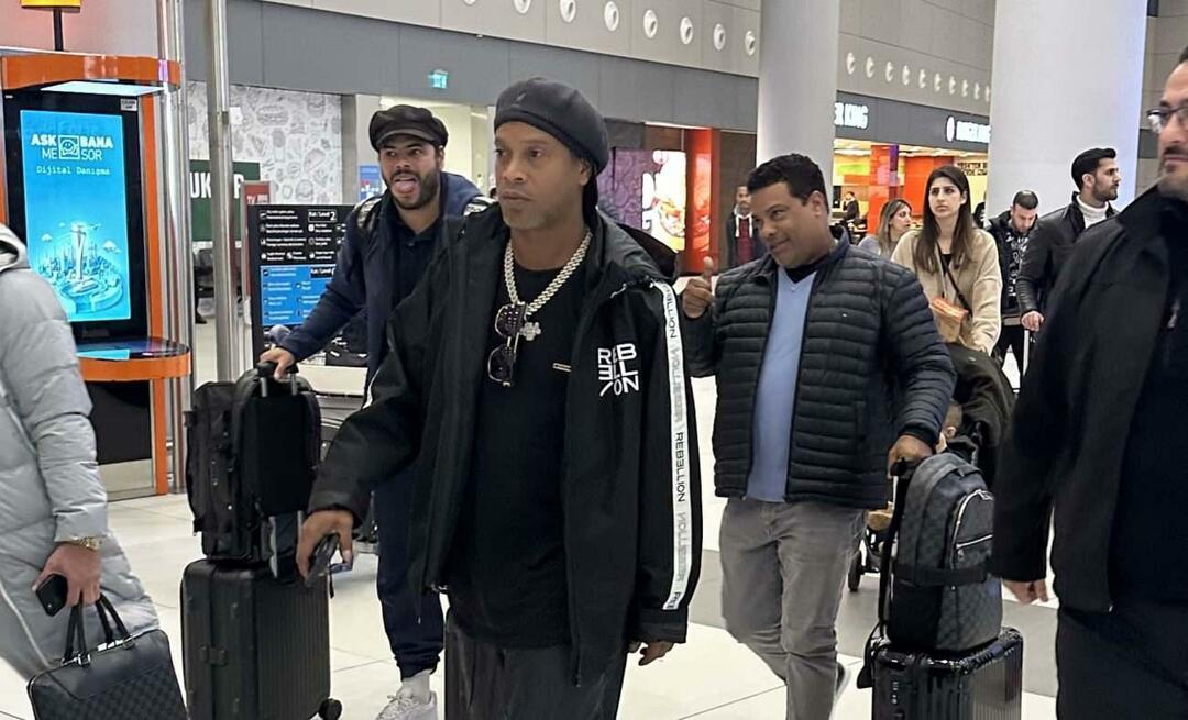 Der legendäre Fußballspieler Ronaldinho kam nach Istanbul!
