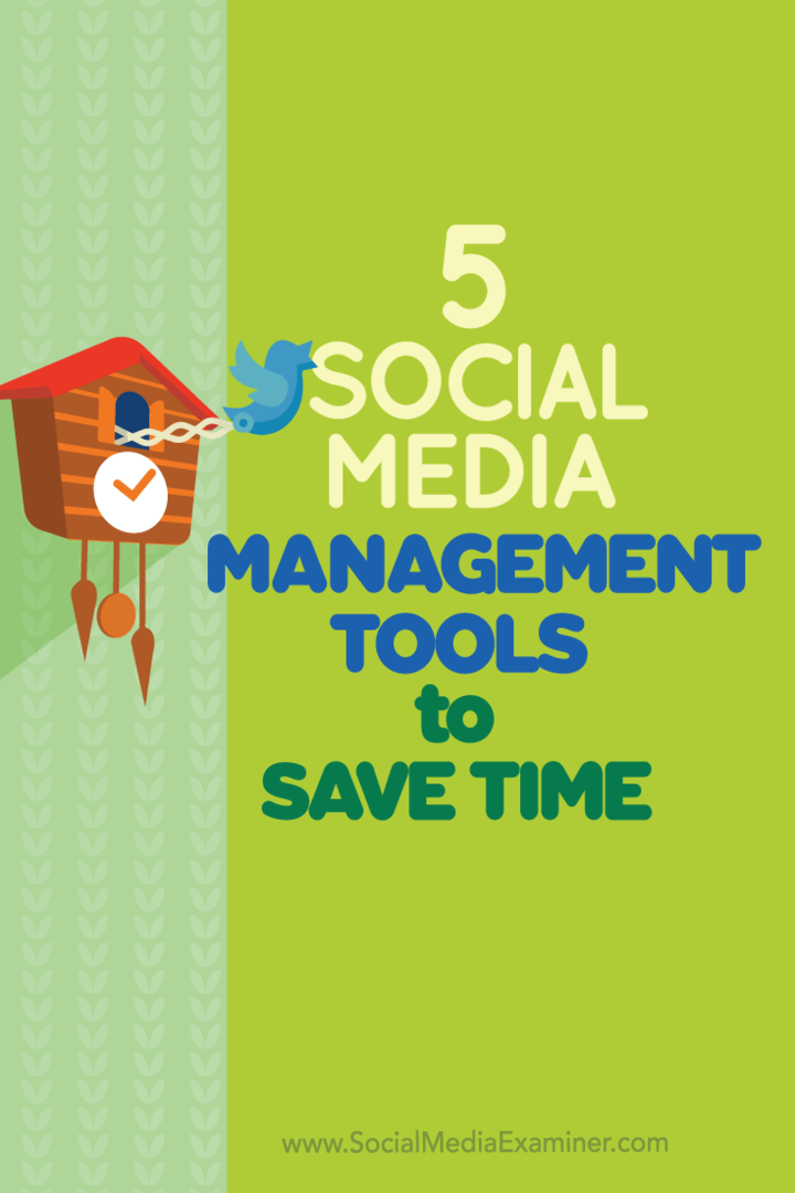 Social Media Management Tools, um Zeit zu sparen