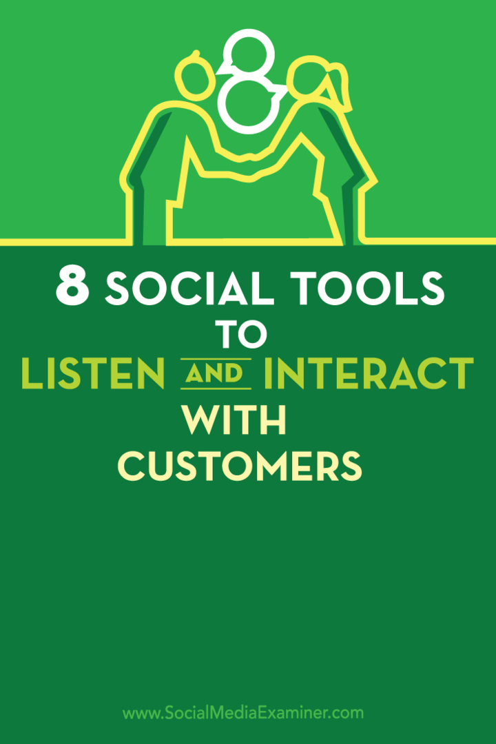 Tools für den sozialen Kundenservice