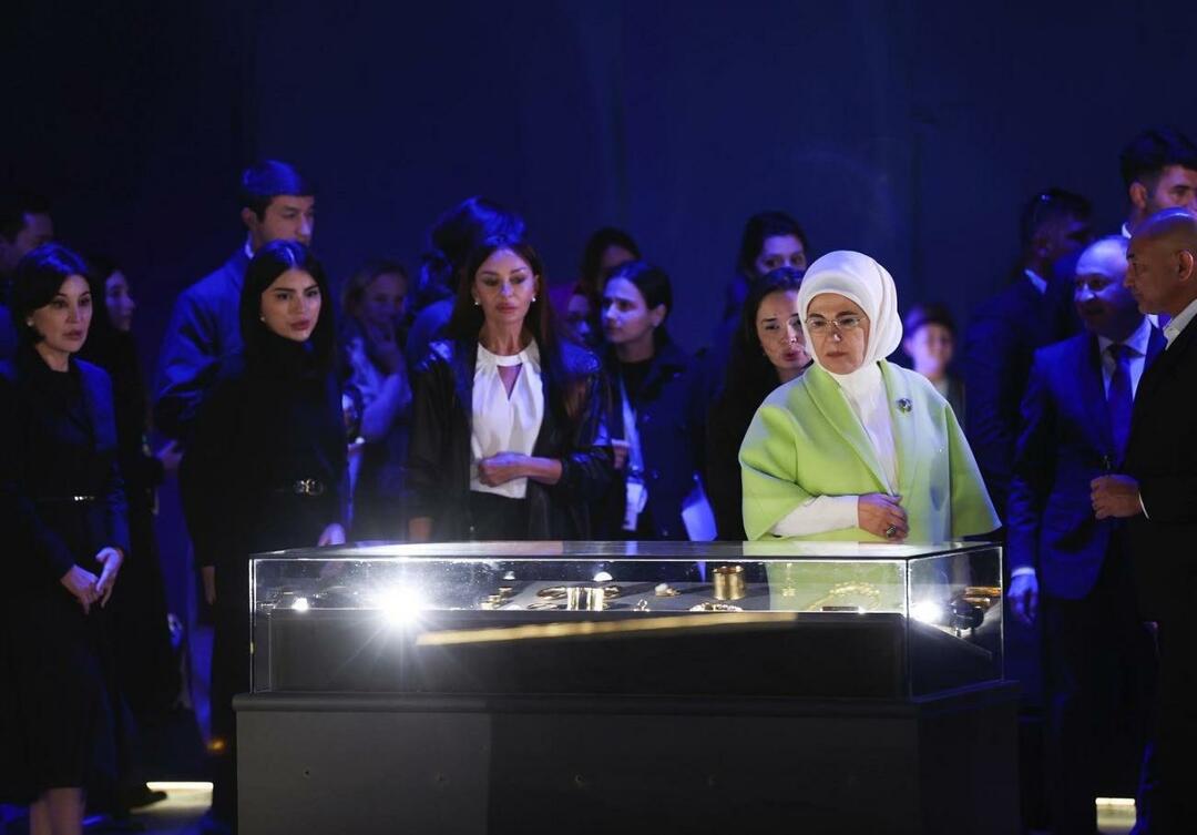 Emine Erdoğan traf sich mit den Ehefrauen der Führer