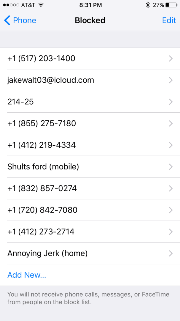 So blockieren Sie iPhone-Kontakte und unbekannte Anrufer: Anrufe, FaceTime und Texte