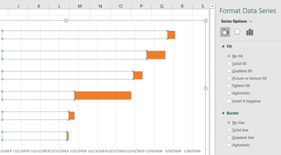 Datenreihen in Excel löschen