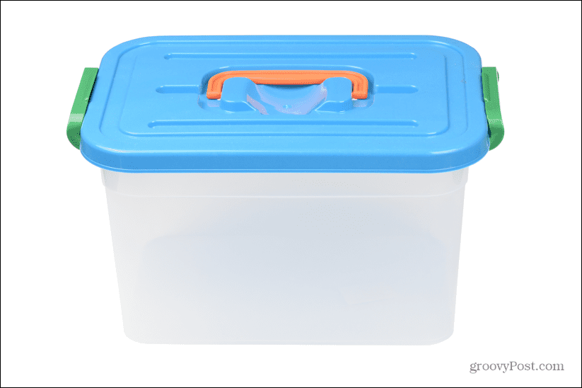 Aufbewahrungsbox aus Kunststoff