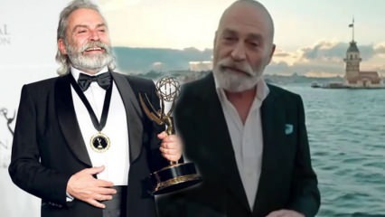 Haluk Bilginer kündigte den Emmy Award vor dem Maiden's Tower an!