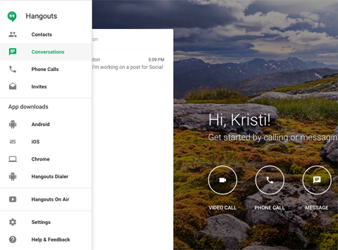 neue Google Hangouts