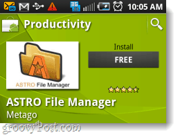Astro File Manager kostenlose Installation