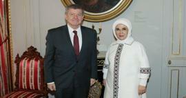 First Lady Erdoğan traf sich mit dem stellvertretenden Generalsekretär der Vereinten Nationen!