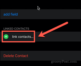 kontakte auf dem iphone verknüpfen