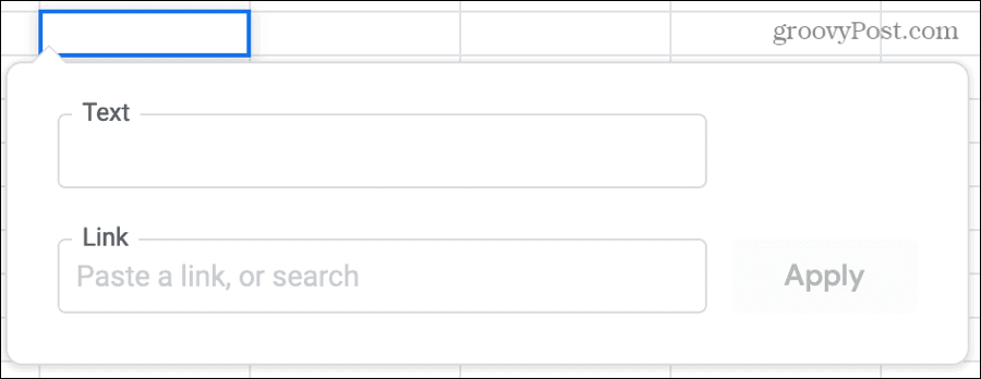 Verknüpfen Sie eine Zelle in Google Sheets