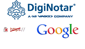 Betrügerisches DigiNotar Secure Socket Layer-Zertifikat von Google