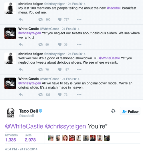 Taco Bell Tweet