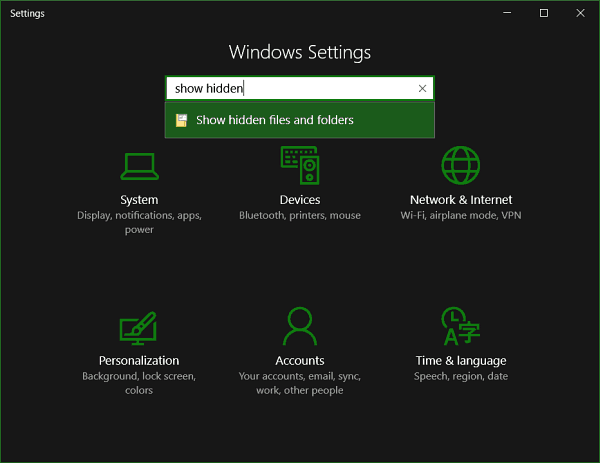 So zeigen Sie versteckte Dateien und Ordner in Windows 10 an