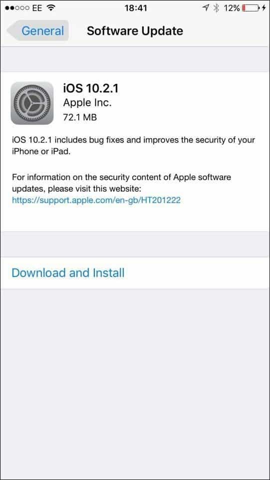 Apple iOS 10.2.1 - Sollten Sie ein Upgrade durchführen und was ist enthalten?