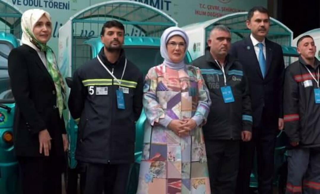 Emine Erdoğan hat sich im Rahmen des Projekts „Zero Waste“ an Kinder und Jugendliche gewandt!