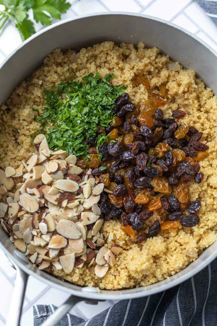 Wie man marokkanisches Couscous macht