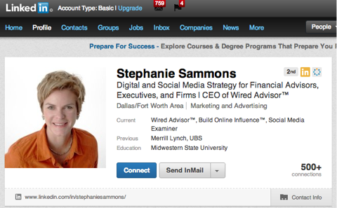 stephanie sammons LinkedIn Profil