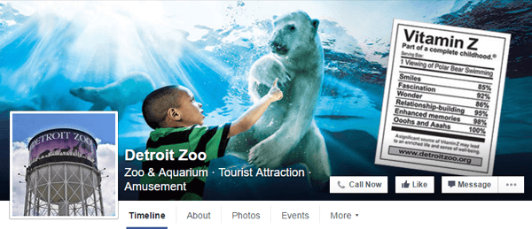 Facebook Titelbild Detroit Zoo