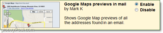 Google Maps Labs Google Maps Vorschau in Mail