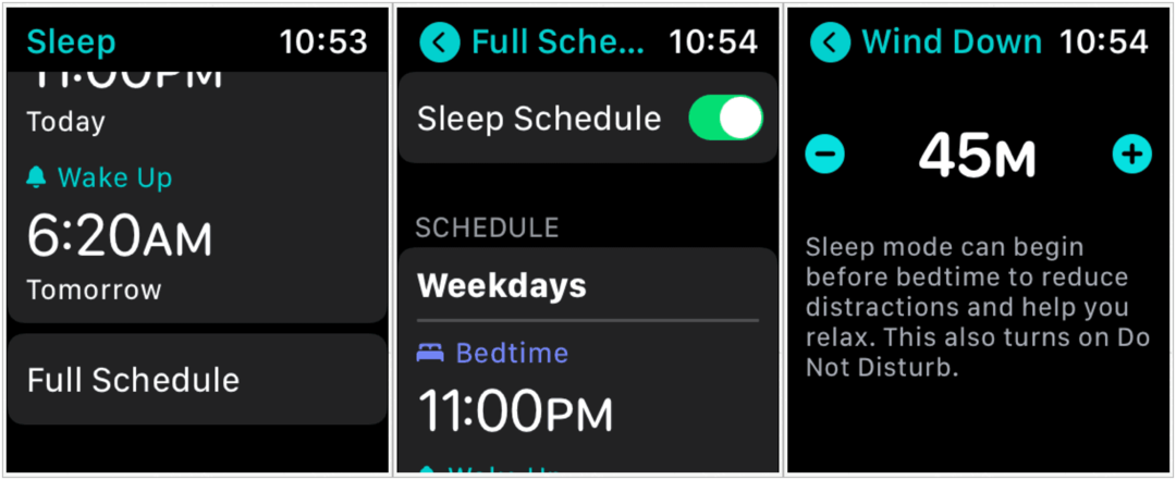 Apple Watch Schlaf-App