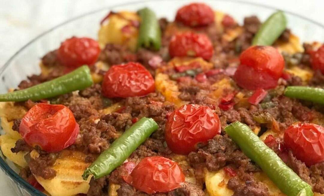 Wie macht man Kartoffelsitzen? Was ist das Hackfleisch-Kartoffel-Sitting-Rezept?