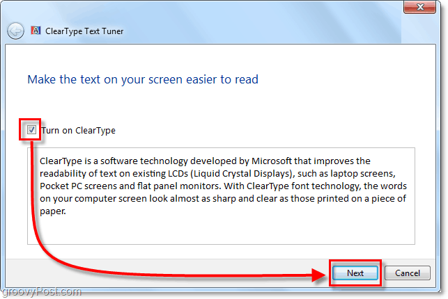 So lesen Sie Text in Windows 7 einfacher mit ClearType