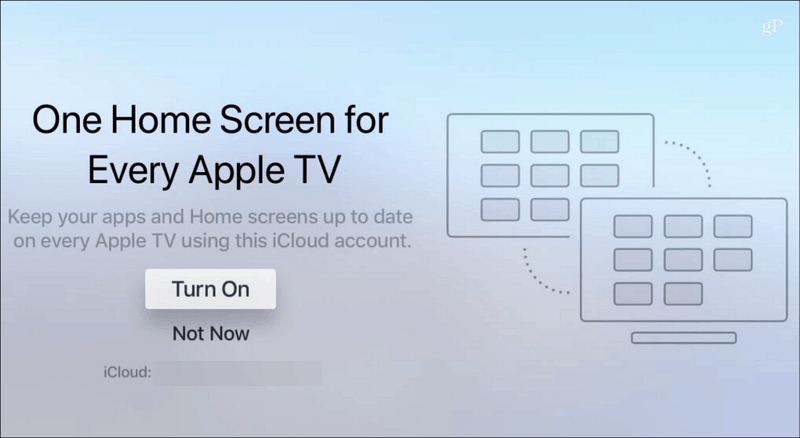 Ein Startbildschirm Jedes Apple TV