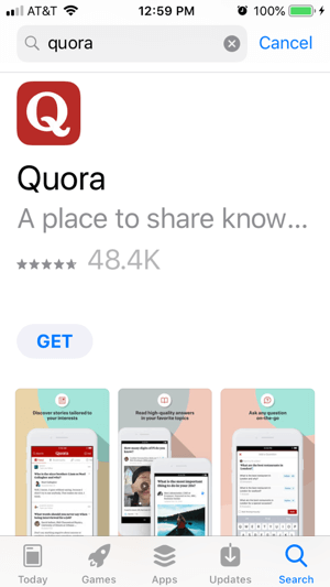 Greifen Sie auf Quora auf dem Desktop oder auf dem Handy zu.