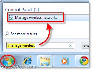 Verwalten von drahtlosen Netzwerken in Windows 7