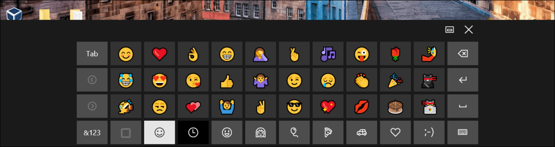 Aktivieren Sie die Emoji Windows 10-Tastatur