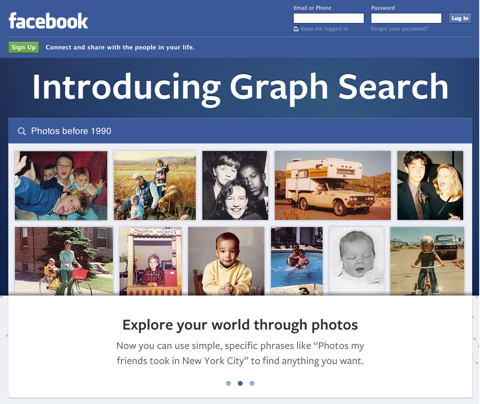 Facebook Graph Suche