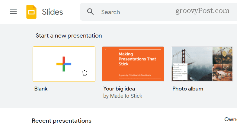 Konvertieren Sie eine PowerPoint-Datei in Google-Folien