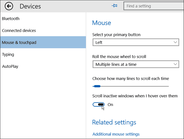 Windows 10 Tipp: Scrollen Sie durch inaktives Windows, indem Sie den Mauszeiger darüber halten