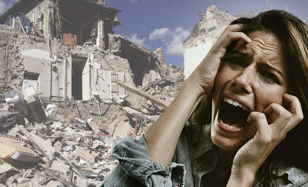 Haben Sie Angst vor einem Erdbeben? Ist es richtig, dass ein Muslim Angst hat?