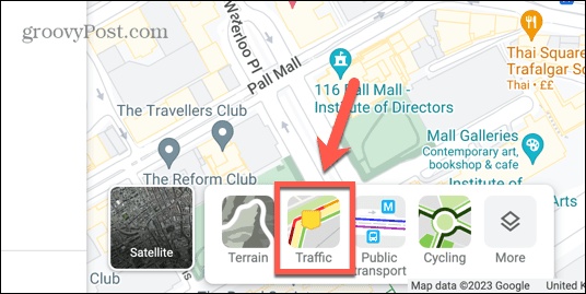 Google Maps-Verkehr