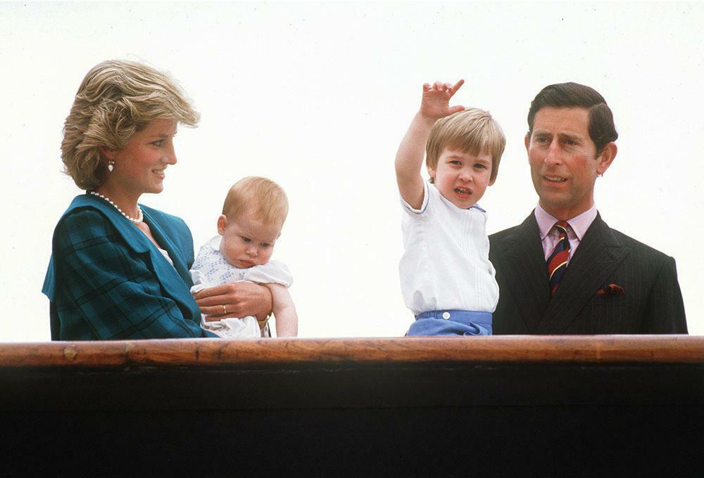 Prinzessin Diana, König Karl III. und ihre Kinder