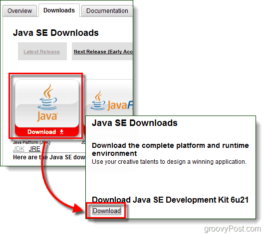 Laden Sie die Java Se Runtime Environment SDK herunter