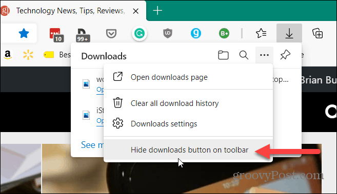  Download-Button ausblenden