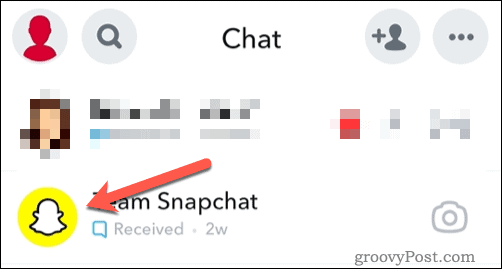 Öffnen Sie das Freunde-Symbol auf Snapchat