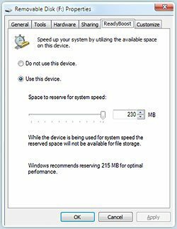 So steigern Sie die Leistung von Windows 7 und Vista mithilfe von ReadyBoost