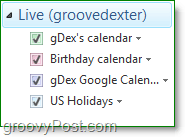 Google Kalender in Windows Live importieren